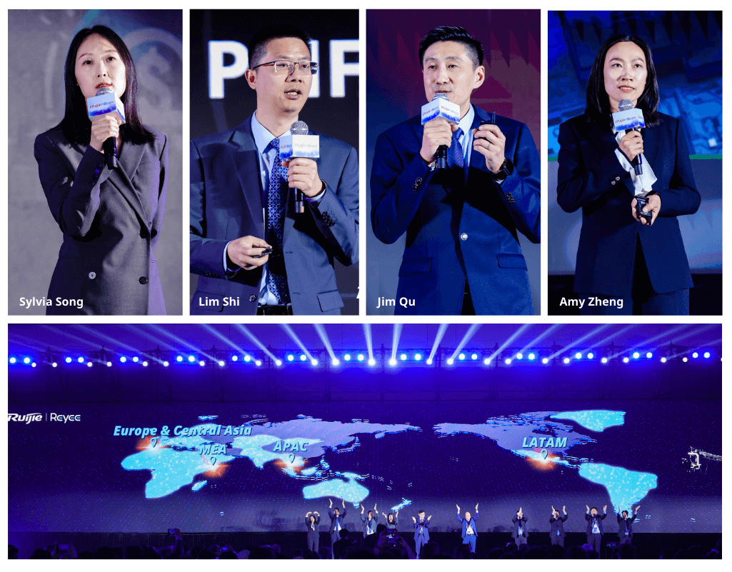 Directors and Regional Heads from Ruijie Headquarters